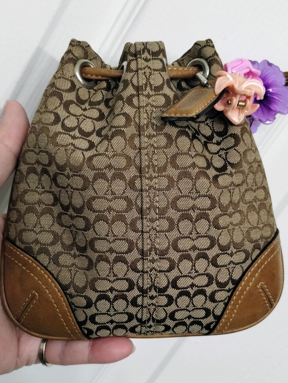 Coach Y2K Signature C Pouch RARE FIND